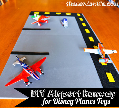 Toy deals airplane runway