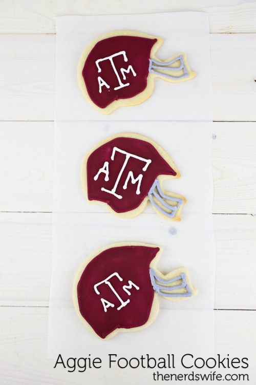 Texas Aggie Football Cookies