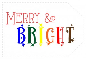 Merry and Bright Tag