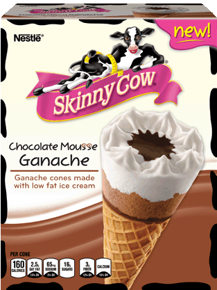 Skinny Cow Chocolate Mousse Ganache Cones #SkinnyCowGanache #shop