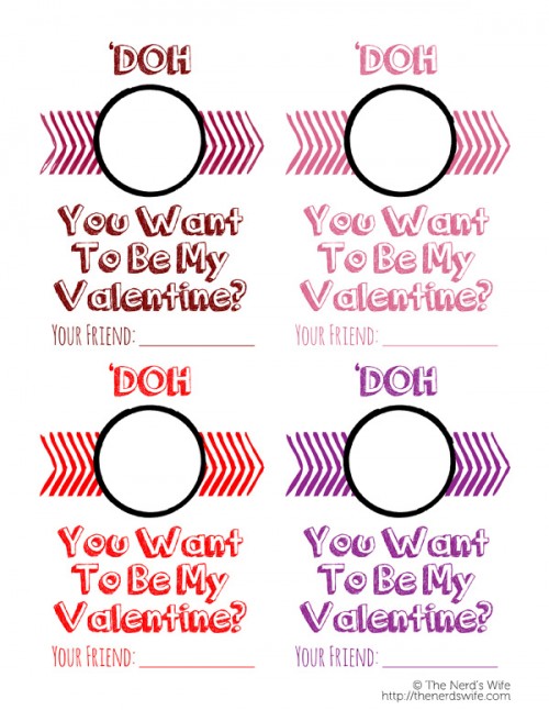 Valentine Play Doh Cards With Free Printable