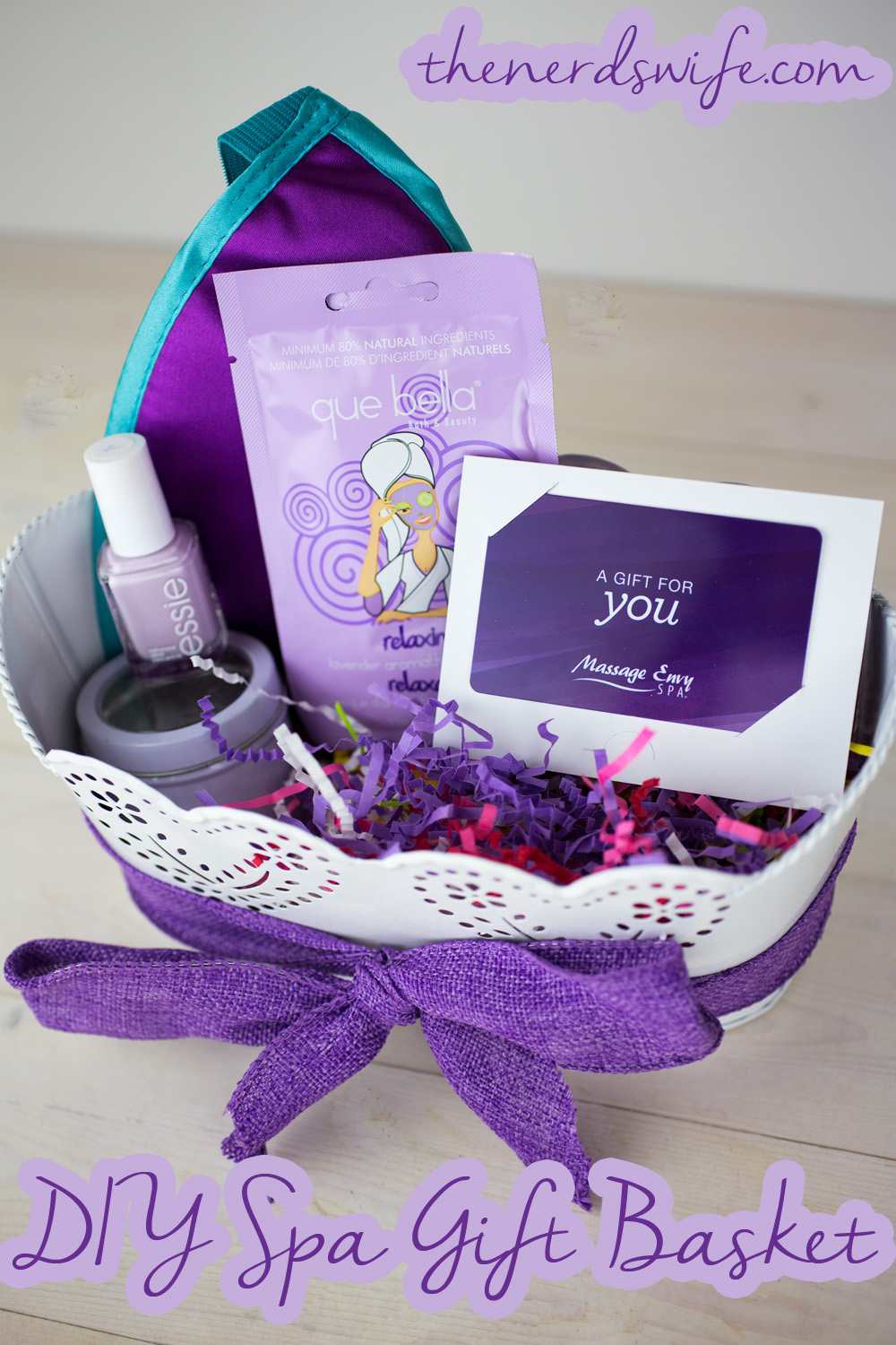 DIY Spa Gift Basket - The Nerd's Wife