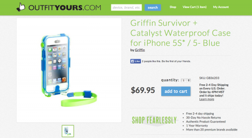 Griffin Waterproof iPhone Case
