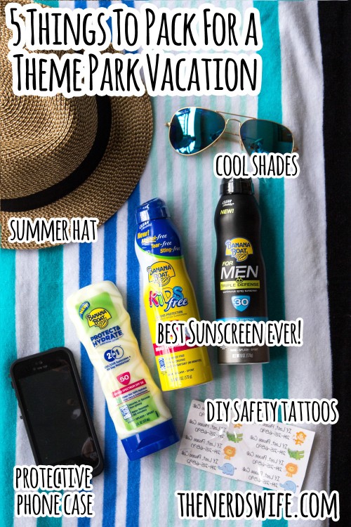 5 Things to Pack for a Theme Park Vacation #BBBestSummer #Shop