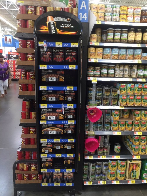 Duracell at Walmart