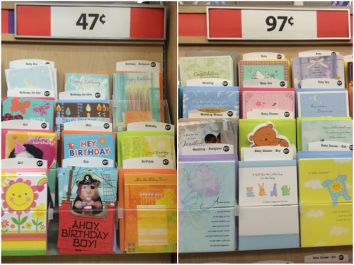 Value Cards at Walmart with Prices