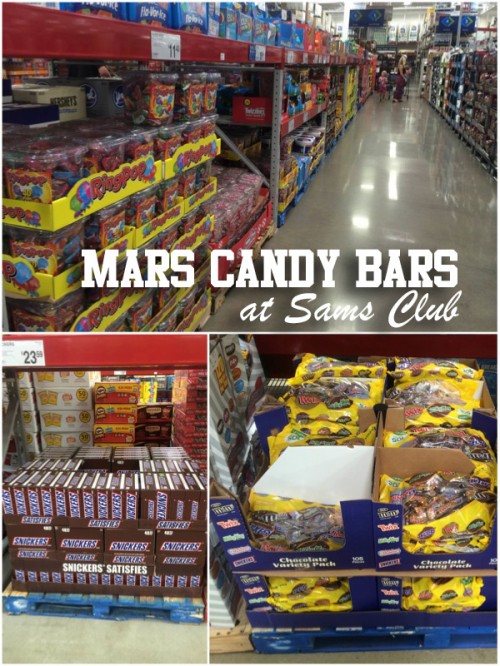 Mars Candy Bars at Sams Club