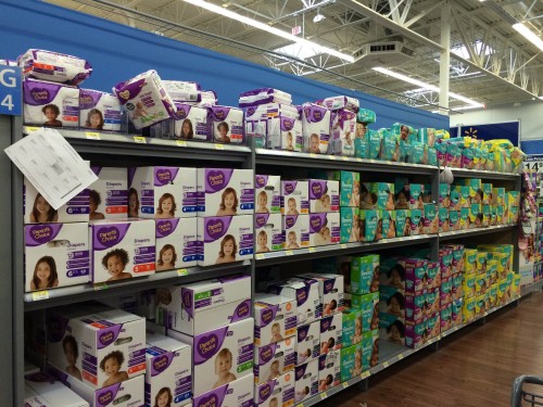 walmart baby aisle