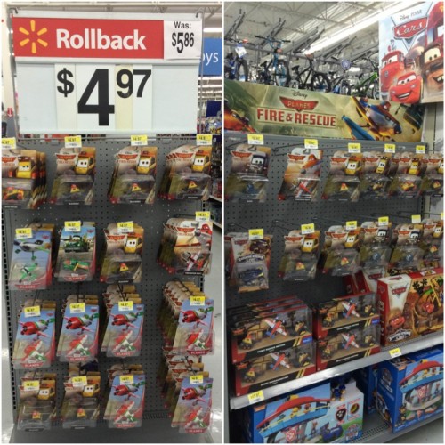 Planes on Rollback at Walmart