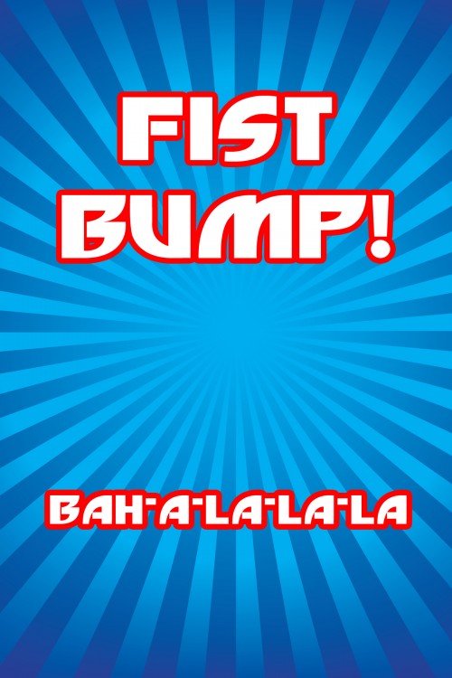 Fist Bump Sign