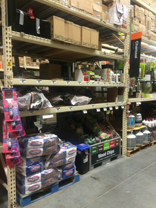 Charcoal at Home Depot