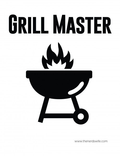 Grill Master Printable