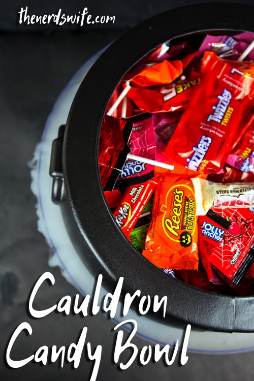 Witches Cauldron Candy Bowl