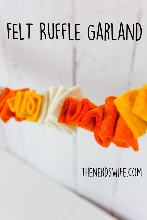 Felt Ruffle Garland