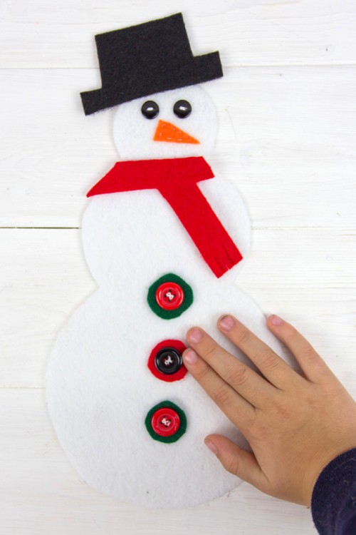 Build a Snowman Quiet Activity