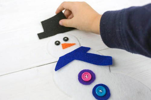 Build a Snowman Quiet Activity