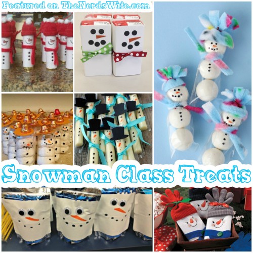 Snowman Class Treats
