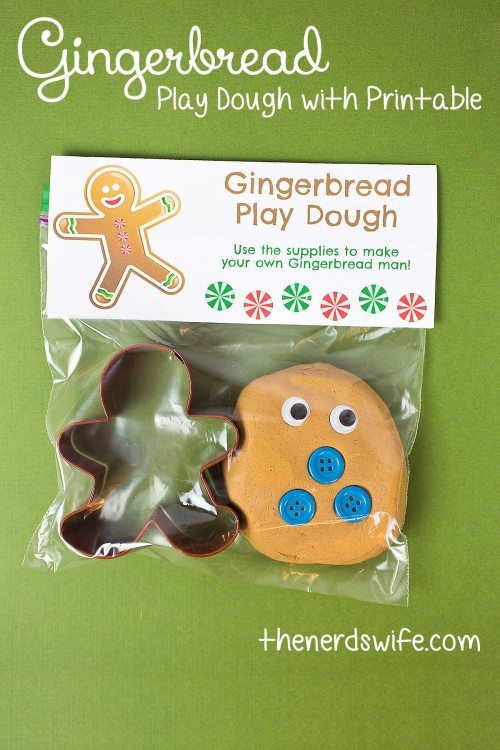 gingerbread playdough kit