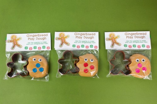 gingerbread playdough kit