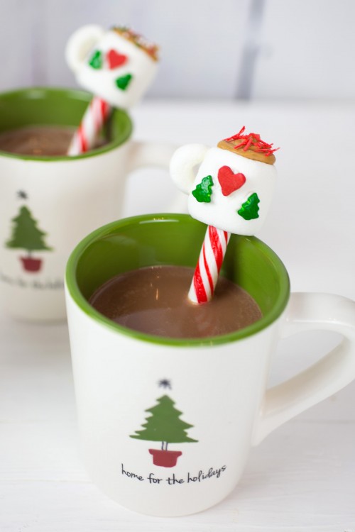 Hot Chocolate Peppermint Sticks