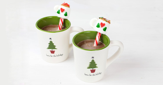 Hot Chocolate Peppermint Sticks