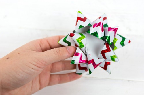 Make a Bow From Wrapping Paper