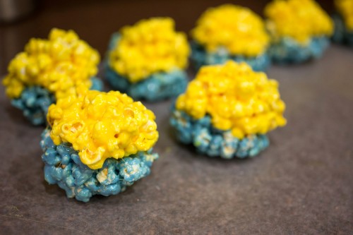 Minions Popcorn Balls