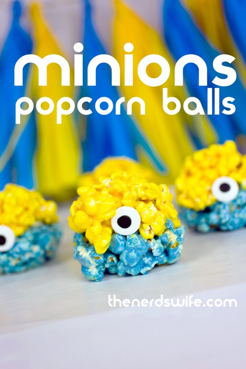 Minions Popcorn Balls
