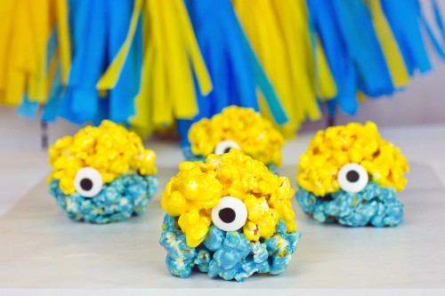 Minions Popcorn Balls