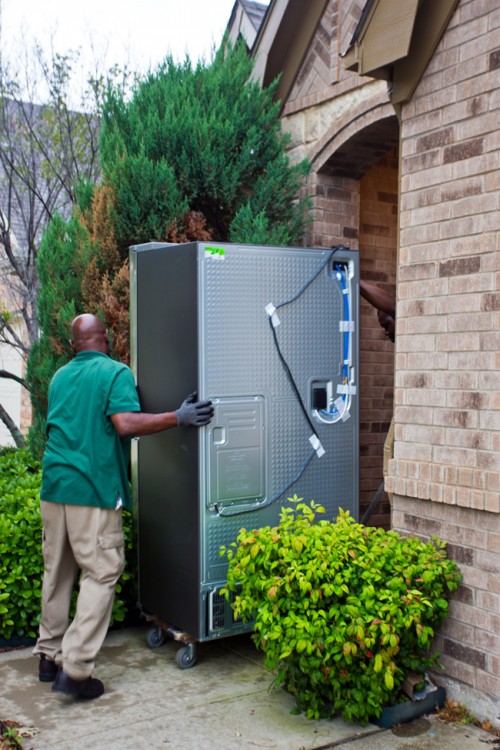 Samsung Fridge Delivery from Nebraska Furniture Mart