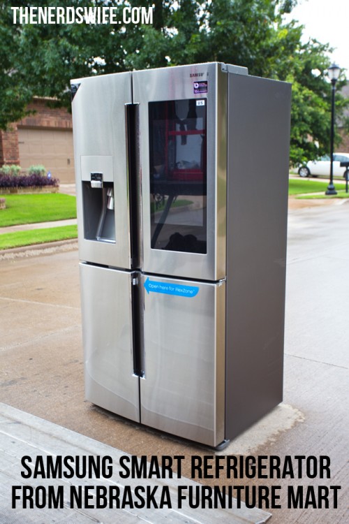 Samsung Smart Refrigerator from Nebraska Furniture Mart