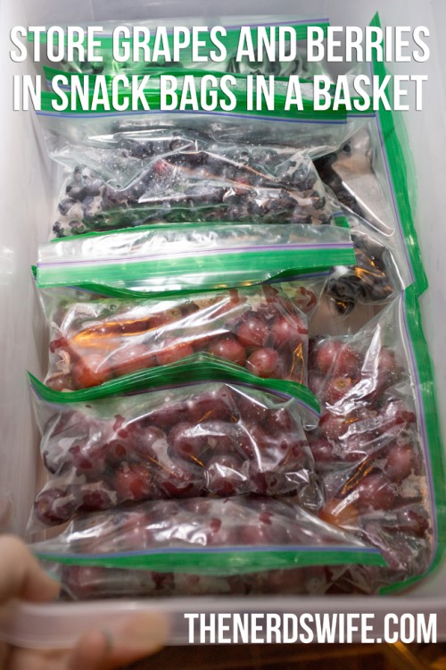 Grapes in Snack Bags