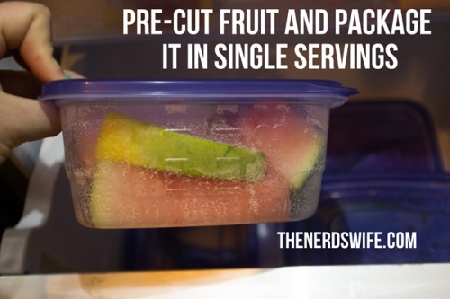 Precut Fruit in Single Servings
