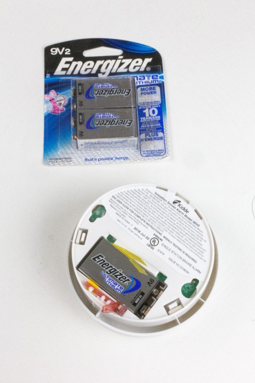 Change Batteries in Smoke Detectors