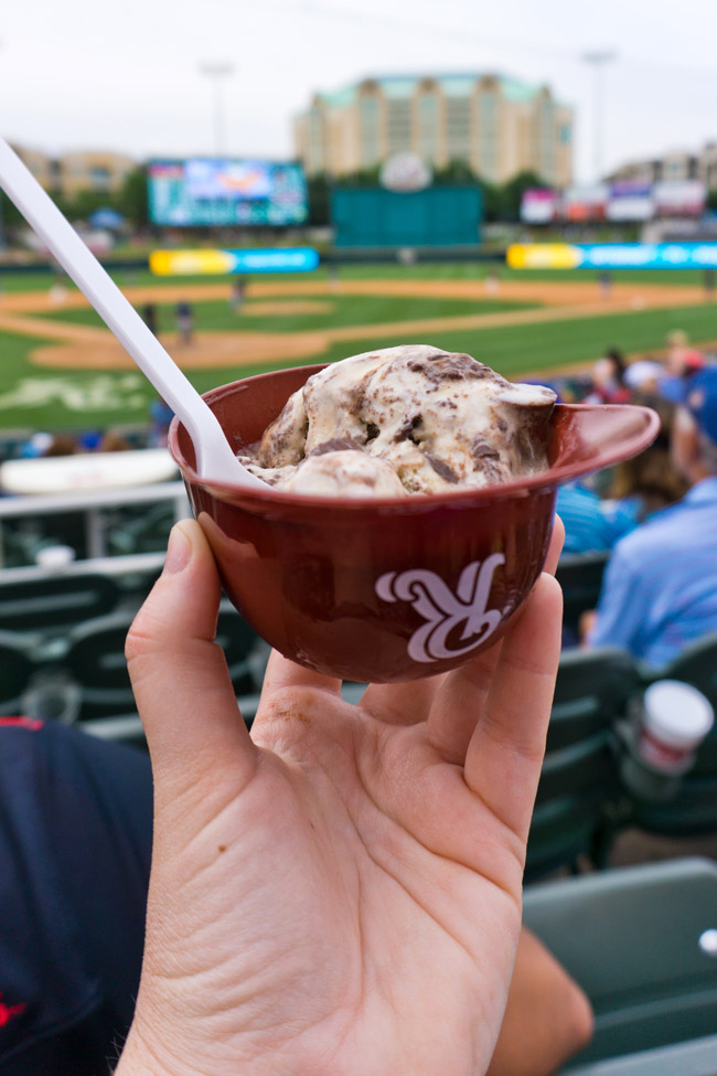 Mayfield Creamery Ice Cream at Frisco RoughRiders