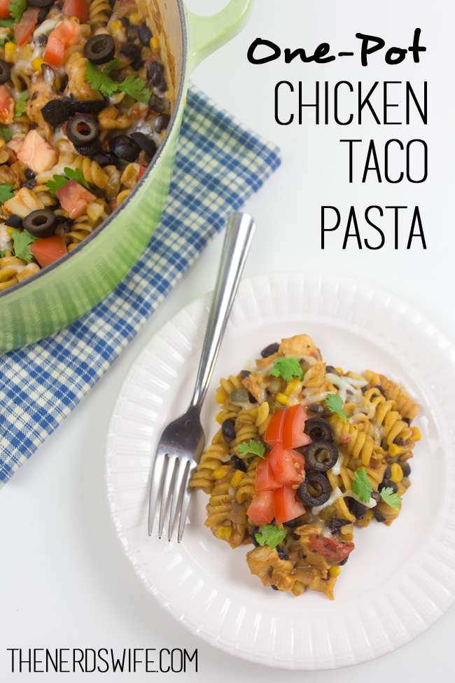 One-Pot Chicken Taco Pasta