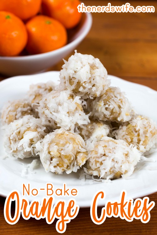 No Bake Orange Cookies