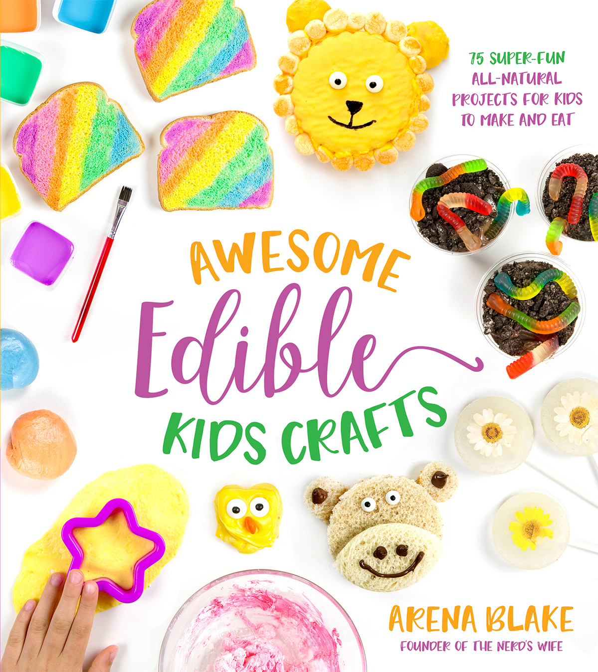 Awesome Edible Kids Crafts Book Cover