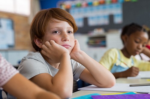 Child in school