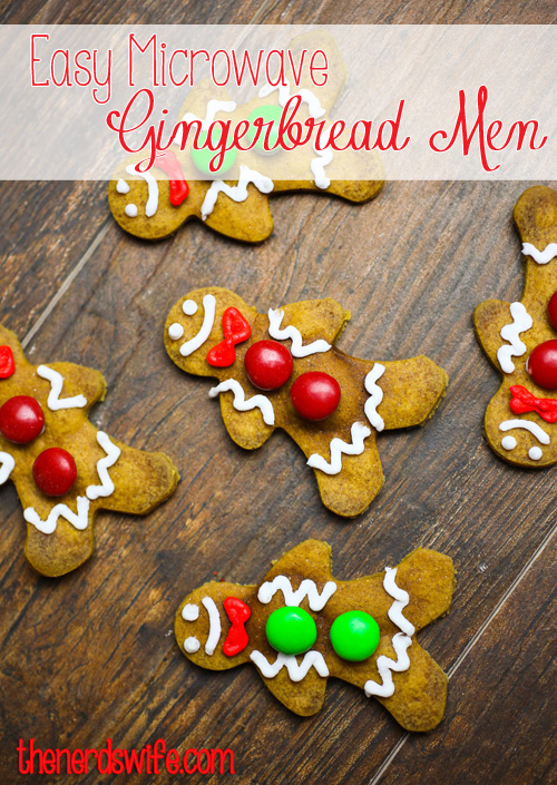 Easy Microwave Gingerbread Cookies #ReliantChallenge