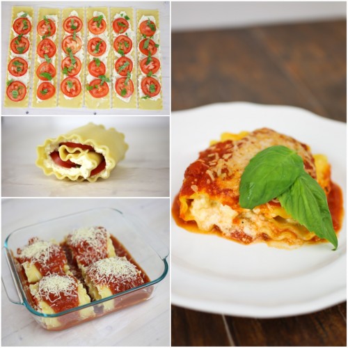 Caprese Lasagna Rolls with Barilla Pasta #JoytotheTable #PMedia #ad