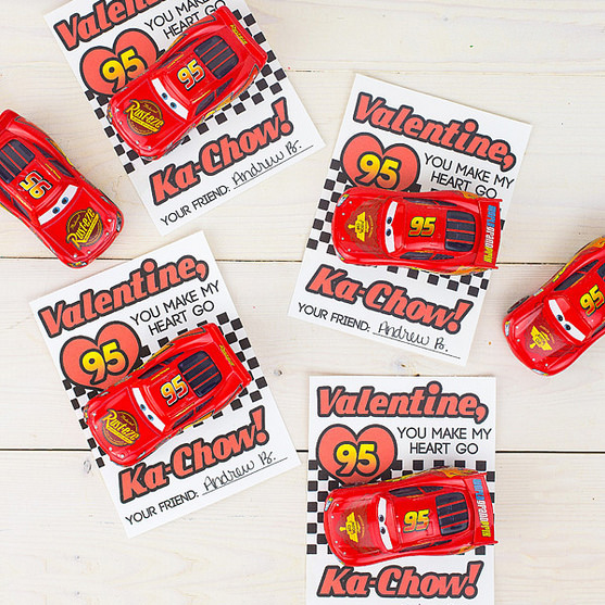 Lightning McQueen Printable Valentine s Day Cards Inspired By Disney s Cars The Nerd s Wife