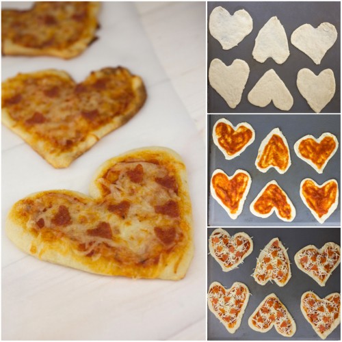 Heart Pizzas