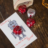 Handmade Valentines: Robot Cards