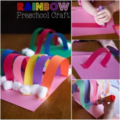 Rainbow Preschool Craft with Elmer’s Early Learners - The Nerd's Wife