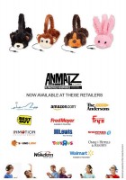 Animalz Retractable Headphones for Kids