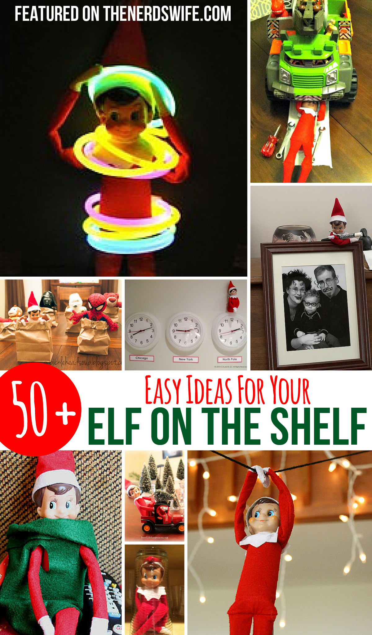 Easy Elf on the Shelf Ideas The Nerd's Wife