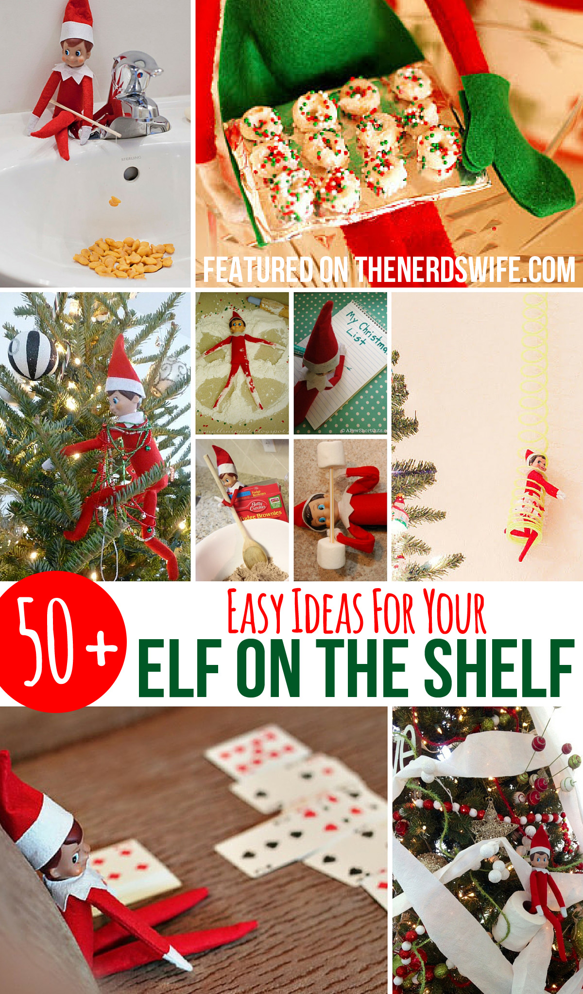 Easy Elf on the Shelf Ideas - The Nerd's Wife