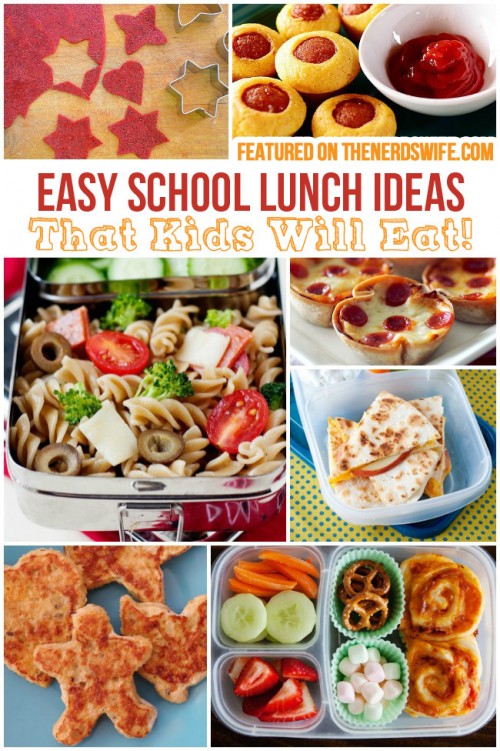 No Sandwich Lunch Ideas for School - The Nerd's Wife