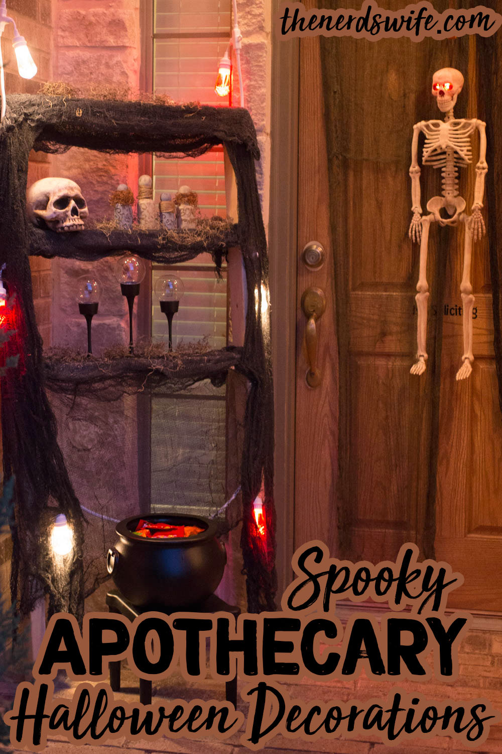Spooky Apothecary Halloween Decorations - The Nerd's Wife